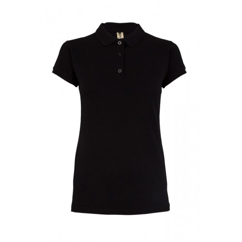 MK214CV.POLO MANGA CORTA MUJER 210 BLACK L