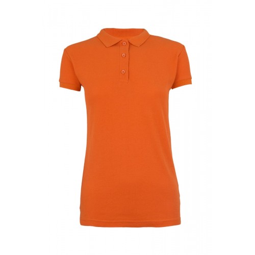 MK214CV.POLO MANGA CORTA MUJER 210 ORANGE 2XL