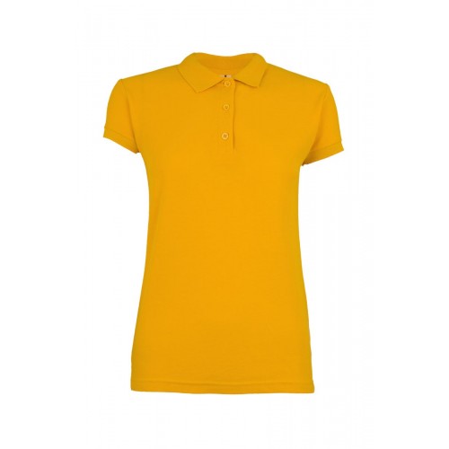 MK214CV.POLO MANGA CORTA MUJER 210 GOLD 3XL