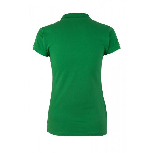 MK214CV.POLO MANGA CORTA MUJER 210 REAL GREEN 2XL