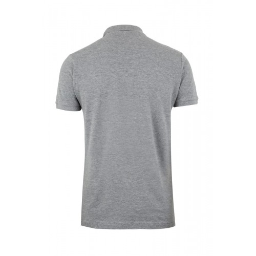 MK215CV.POLO MANGA CORTA 210 HEATHER GREY 2XL
