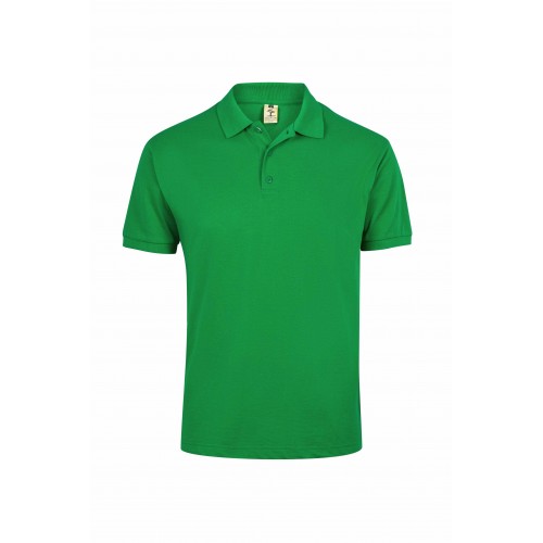 MK215CV.POLO MANGA CORTA 210 REAL GREEN M