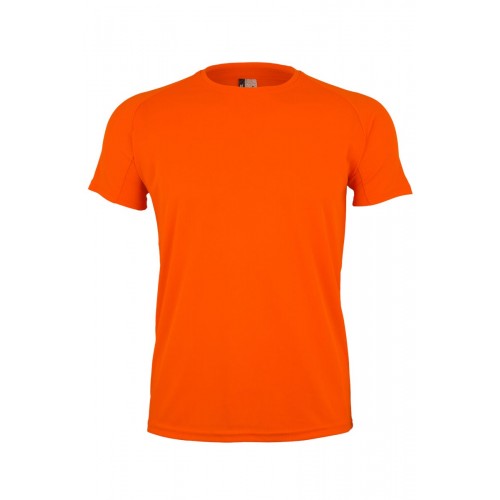 MK520V.CAMISETA TÉCNICA MANGA CORTA FLÚOR ORANGE XL