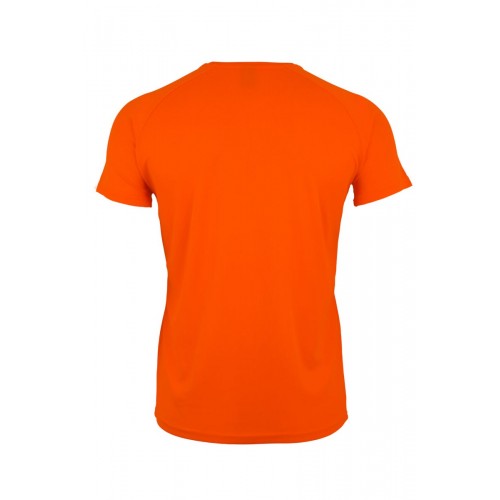 MK521V.CAMISETA TÉCNICA MC KIDS FLUOR ORANGE 12/14