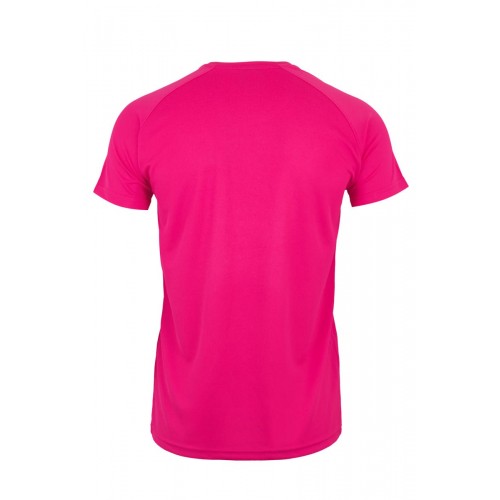 MK521V.CAMISETA TÉCNICA MC KIDS FLÚOR PINK 12/14