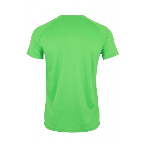 MK521V.CAMISETA TÉCNICA MC KIDS LIME FLÚOR 12/14