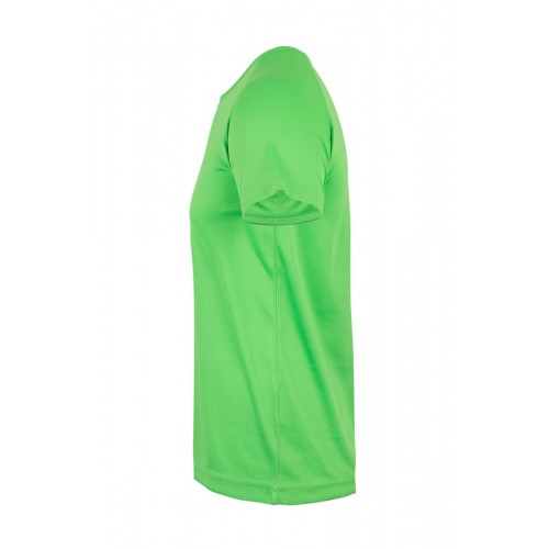 MK521V.CAMISETA TÉCNICA MC KIDS LIME FLÚOR 12/14