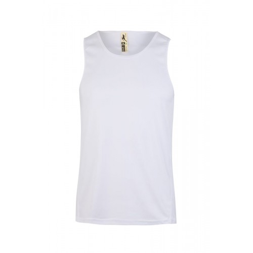 MK525V.CAMISETA TÉCNICA TIRANTES WHITE S