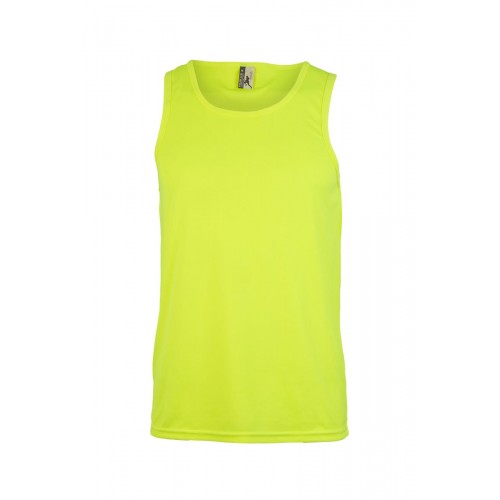 MK525V.CAMISETA TÉCNICA TIRANTES FLÚOR YELLOW 2XL