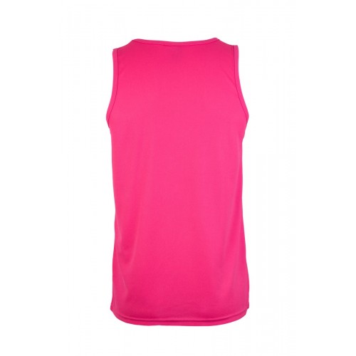 MK525V.CAMISETA TÉCNICA TIRANTES FLÚOR PINK 2XL