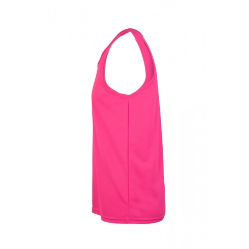 MK525V.CAMISETA TÉCNICA TIRANTES FLÚOR PINK 2XL