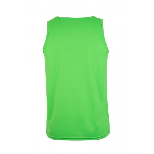 MK525V.CAMISETA TÉCNICA TIRANTES LIME FLÚOR 2XL