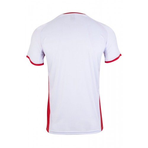 MK530V.CAMISETA TÉCNICA MC BICOLOR WHITE/RED 2XL