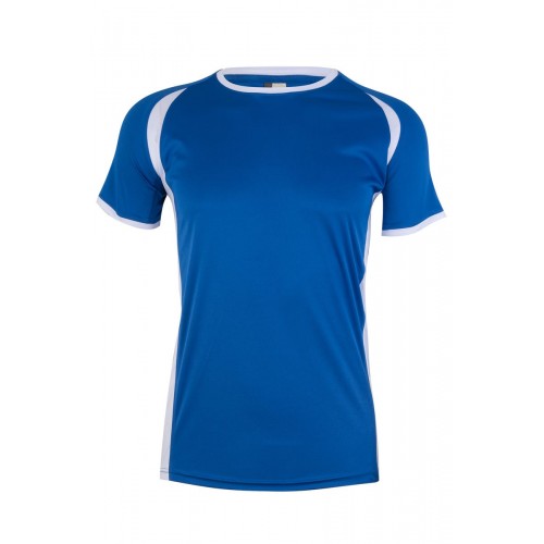 MK530V.CAMISETA TÉCNICA MC BICOLOR ROYAL BLUE/WHITE M