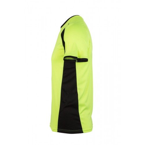 MK530V.CAMISETA TÉCNICA MC BICOLOR FLÚOR YELLOW/BLACK 2XL