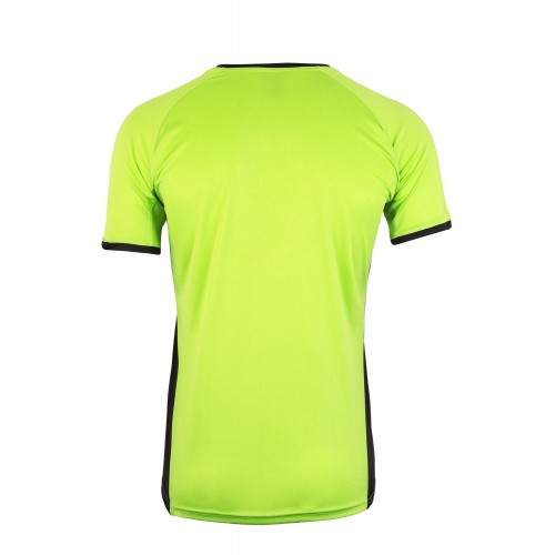 MK530V.CAMISETA TÉCNICA MC BICOLOR LIME/BLACK 2XL