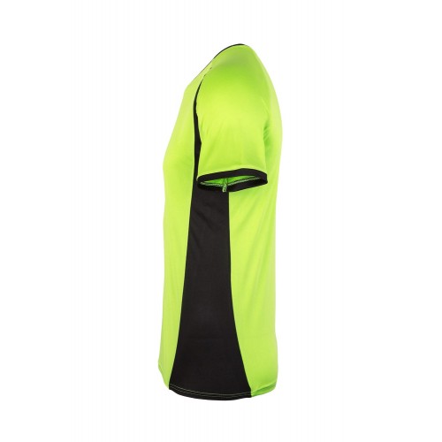MK530V.CAMISETA TÉCNICA MC BICOLOR LIME/BLACK 2XL