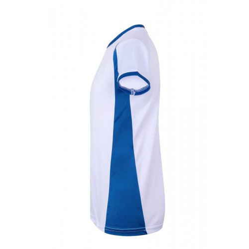 MK531V.CAMISETA TÉCNICA BIC KIDS WHITE/ROYAL BLUE 12/14