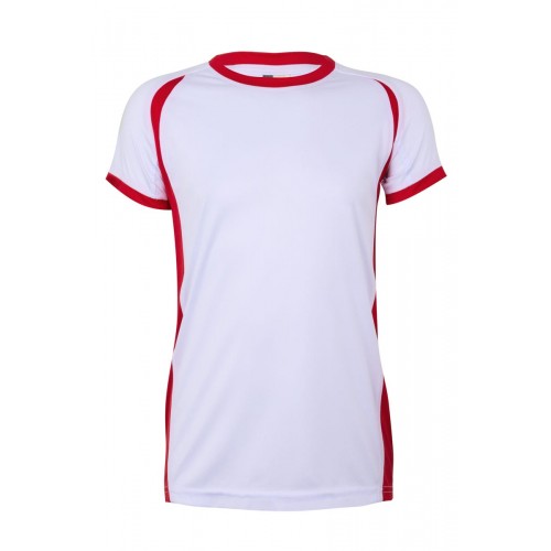 MK531V.CAMISETA TÉCNICA BIC KIDS WHITE/RED 9/11