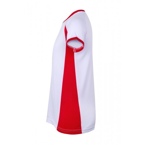 MK531V.CAMISETA TÉCNICA BIC KIDS WHITE/RED 12/14