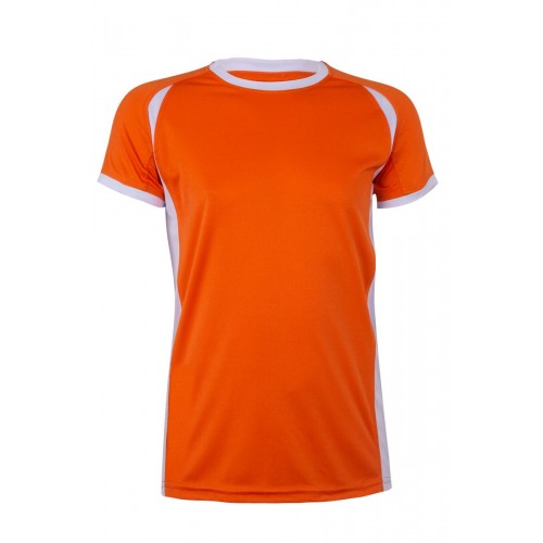 MK531V.CAMISETA TÉCNICA BIC KIDS ORANGE/WHITE 5/6