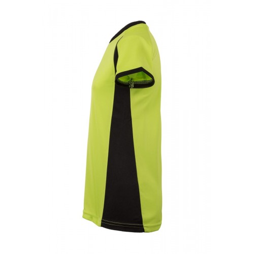 MK531V.CAMISETA TÉCNICA BIC KIDS FLÚOR YELLOW/BLACK 12/14