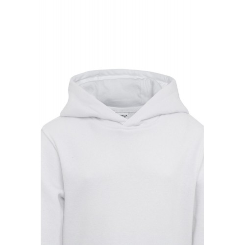 MK606V.SUDADERA CON CAPUCHA KIDS WHITE 1/2