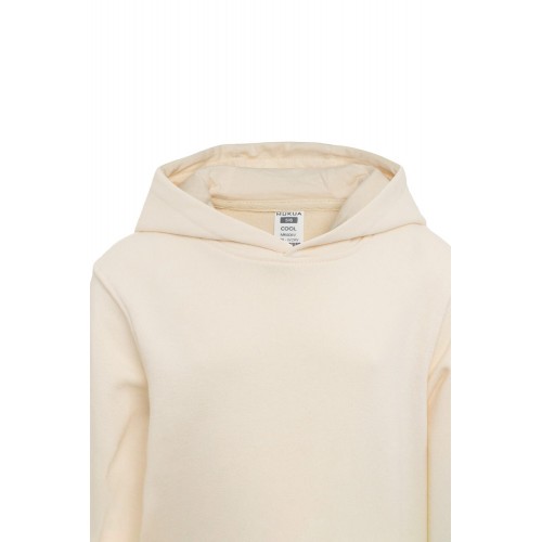 MK606V.SUDADERA CON CAPUCHA KIDS IVORY 1/2