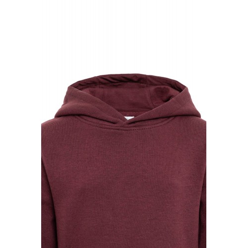 MK606V.SUDADERA CON CAPUCHA KIDS WINE 1/2