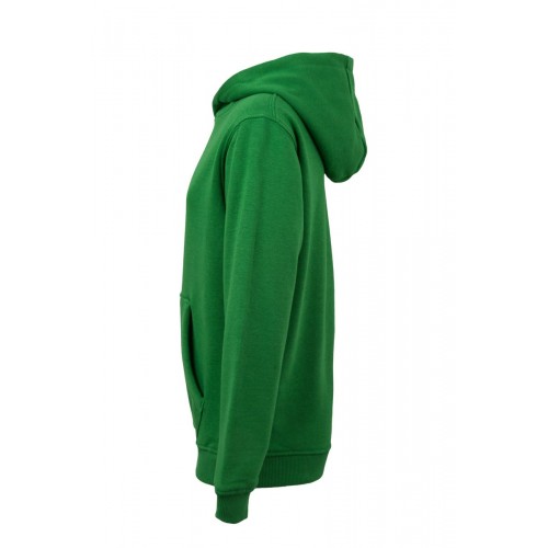 MK606V.SUDADERA CON CAPUCHA KIDS REAL GREEN 12/14