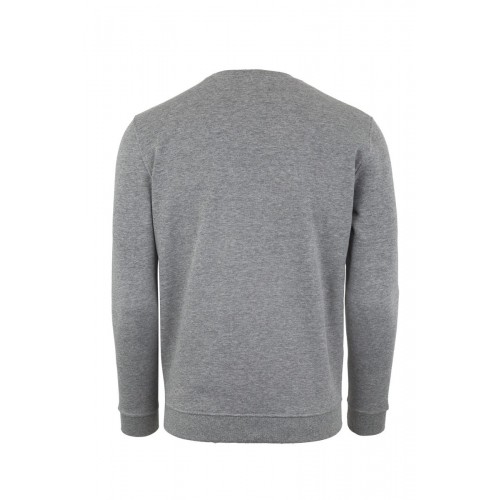 MK620V.SUDADERA CUELLO REDONDO HEATHER GREY 2XL