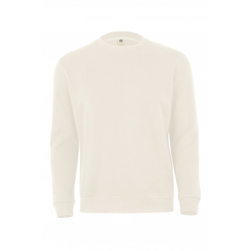 MK620V.SUDADERA CUELLO REDONDO IVORY L