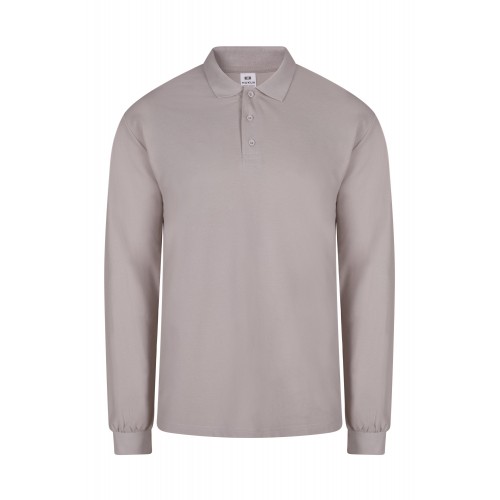 PL200UC.POLO UNISEX MANGA LARGA CLOUD GREY S