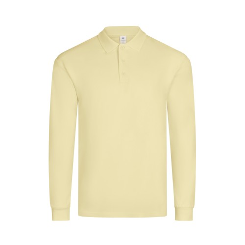 PL200UC.POLO UNISEX MANGA LARGA BUTTER YELLOW S