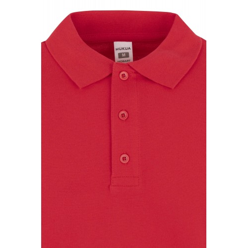 PL200UC.POLO UNISEX MANGA LARGA RED 2XL