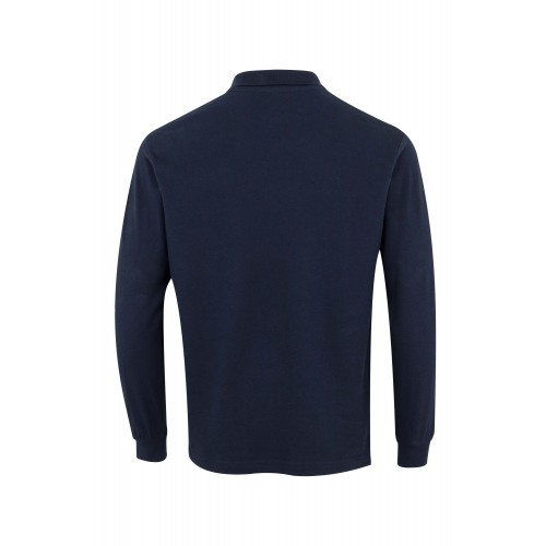 PL200UC.POLO UNISEX MANGA LARGA NAVY 2XL