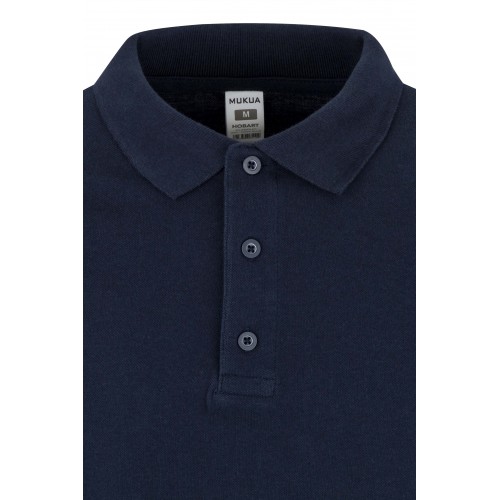 PL200UC.POLO UNISEX MANGA LARGA NAVY 2XL
