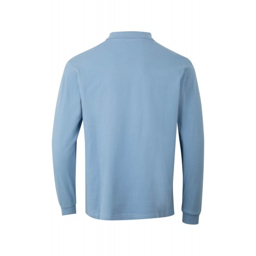 PL200UC.POLO UNISEX MANGA LARGA SKY BLUE 2XL