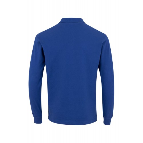 PL200UC.POLO UNISEX MANGA LARGA ROYAL BLUE 2XL
