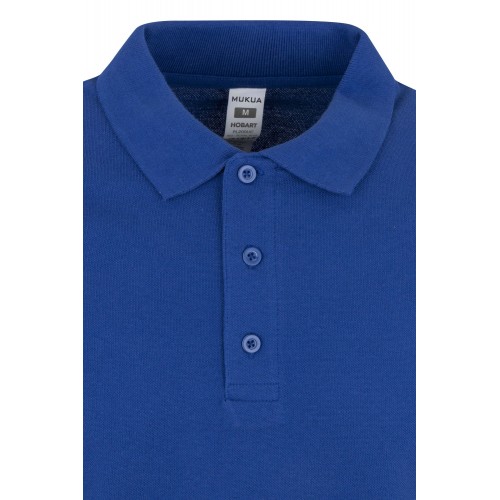 PL200UC.POLO UNISEX MANGA LARGA ROYAL BLUE 2XL