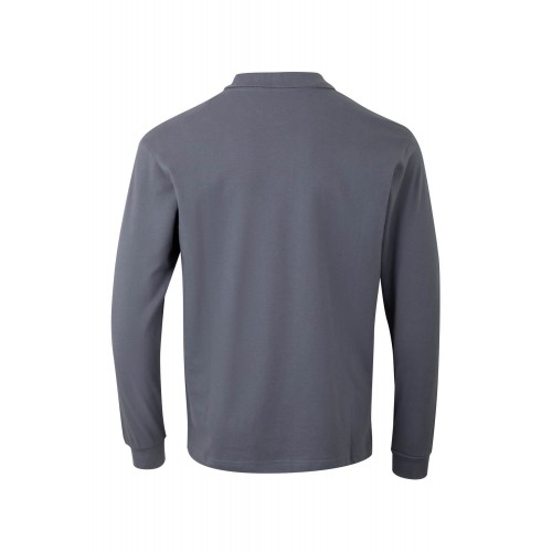 PL200UC.POLO UNISEX MANGA LARGA BLUE FOG 2XL