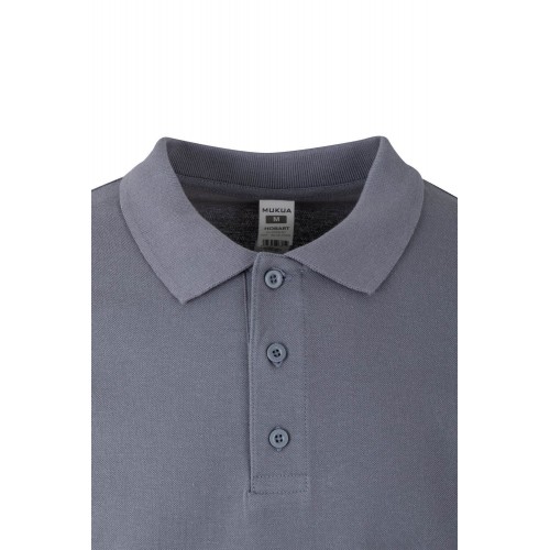 PL200UC.POLO UNISEX MANGA LARGA BLUE FOG 2XL