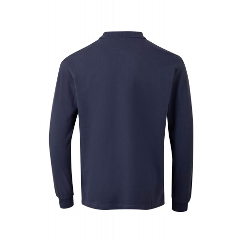 PL200UC.POLO UNISEX MANGA LARGA DENIM BLUE 2XL