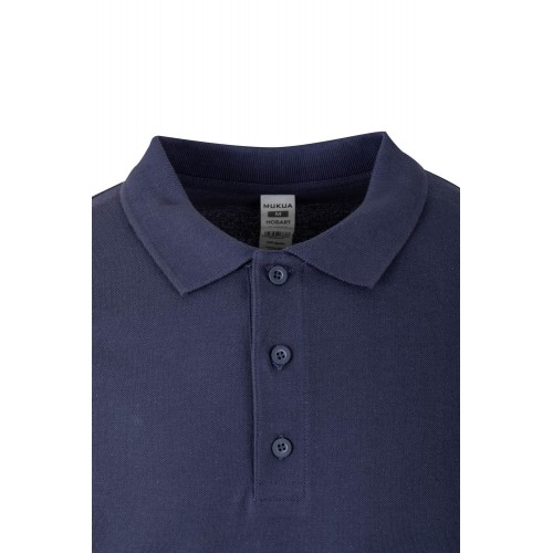 PL200UC.POLO UNISEX MANGA LARGA DENIM BLUE 2XL