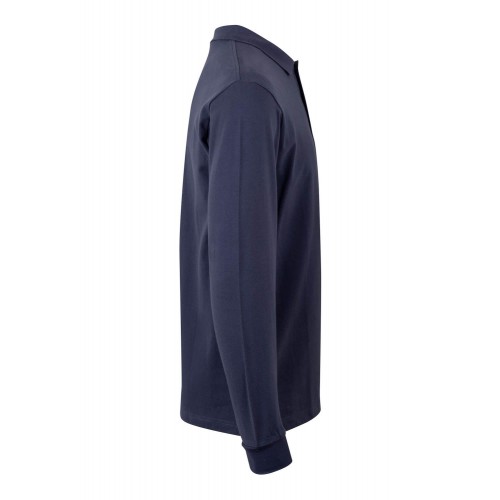 PL200UC.POLO UNISEX MANGA LARGA DENIM BLUE 2XL
