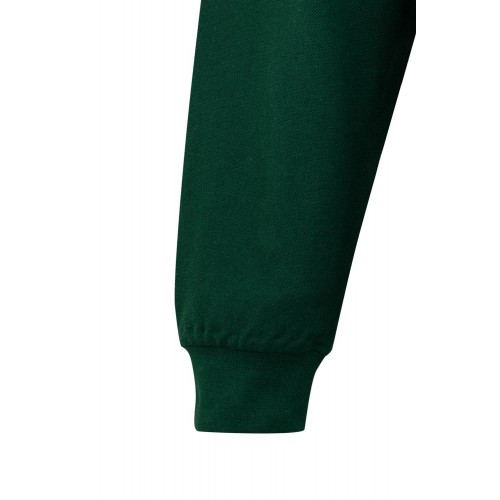 PL200UC.POLO UNISEX MANGA LARGA BOTTLE GREEN 2XL