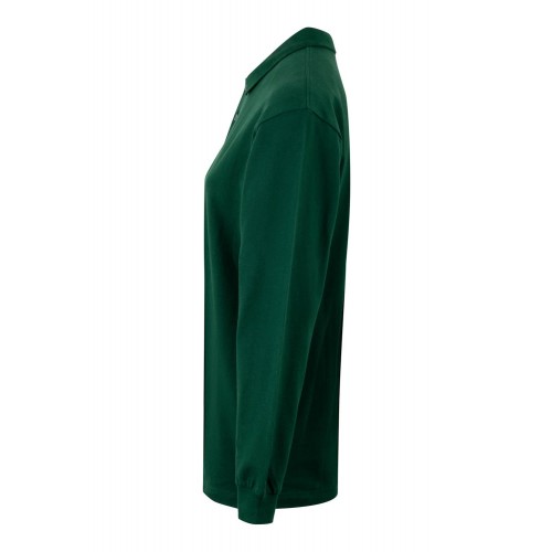 PL200UC.POLO UNISEX MANGA LARGA BOTTLE GREEN 2XL