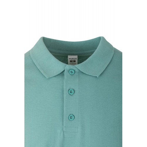 PL200UC.POLO UNISEX MANGA LARGA SAGE 2XL