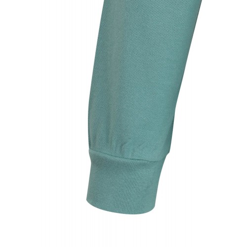 PL200UC.POLO UNISEX MANGA LARGA SAGE 2XL
