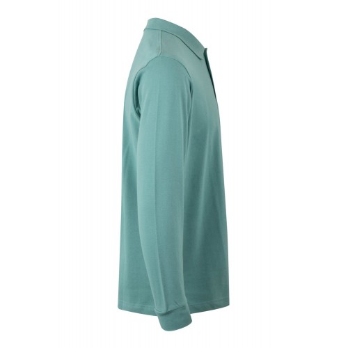PL200UC.POLO UNISEX MANGA LARGA SAGE 2XL